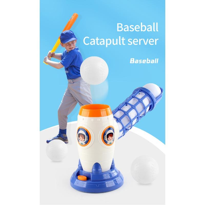 1PACK Children's Baseball Launcher Toy Set Indoor Sports Outdoor Sports Leisure Toys Remote Control Electric Tee