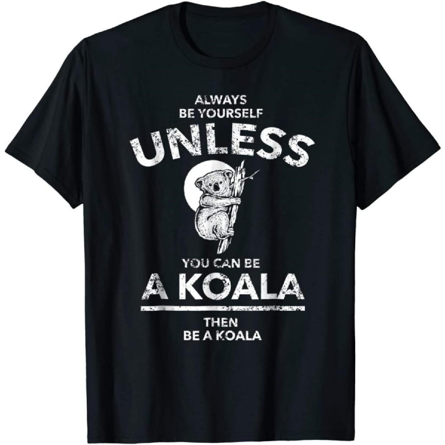 BINA STORE Koala Bear Shirt - Koala T Shirt for Men, Women and Kids Men T261120 Black XXXXXL разноцветный
