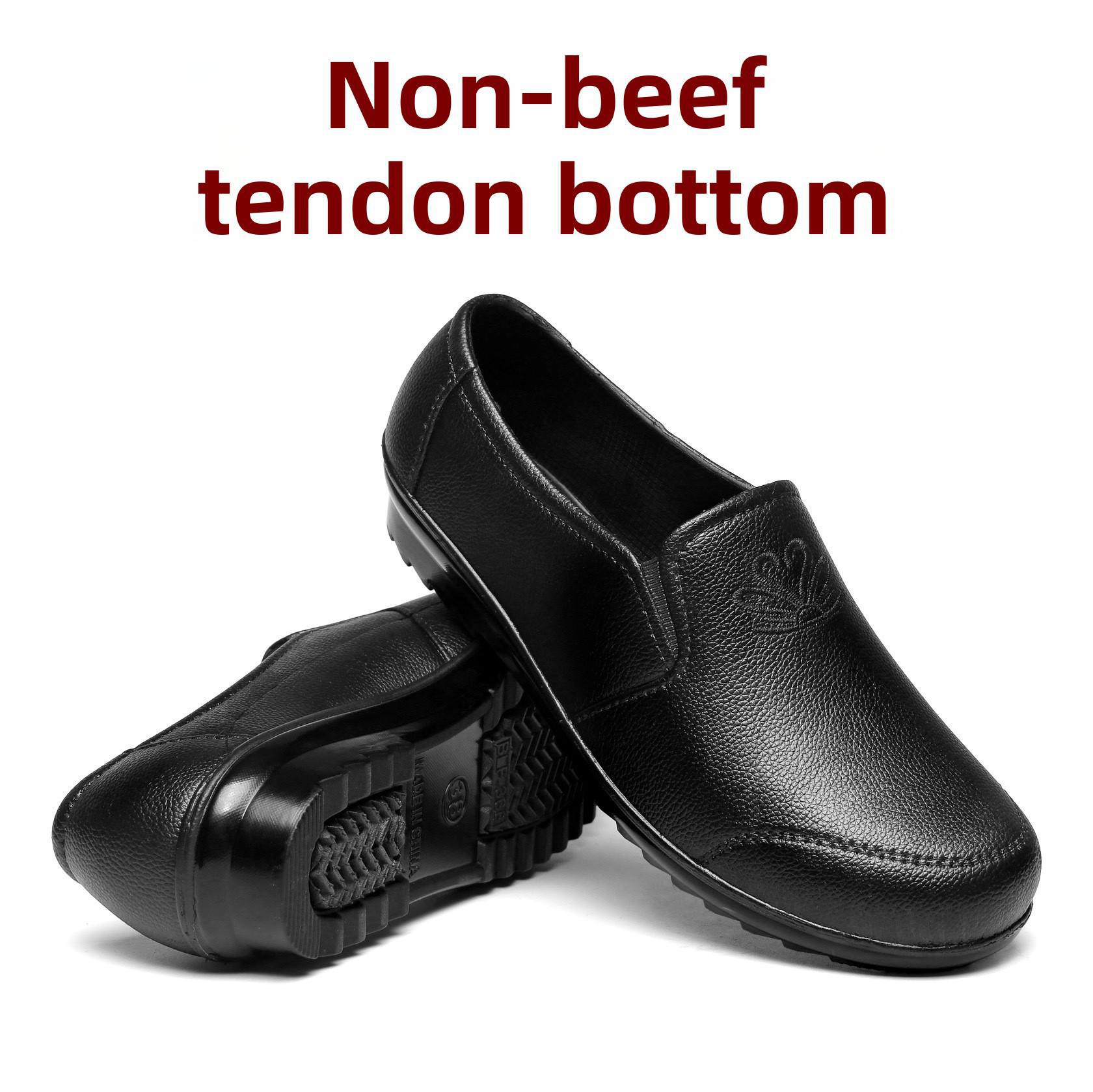 

Женские нескользящие износостойкие короткие резиновые сапоги - корейская версия, резиновая обувь для взрослых для работы на кухне. Non-cow tendon sole, Size 41