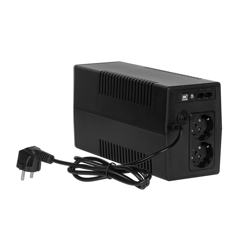 UPS REBEL Plus 850VA 480W LCD USB RJ45 computer emergency power supply
