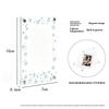 Magnetic 3 Inch Photo Frame Refrigerator Sticker Star Wave Dot Pattern Fridge Magnet for Holiday Souvenir Display