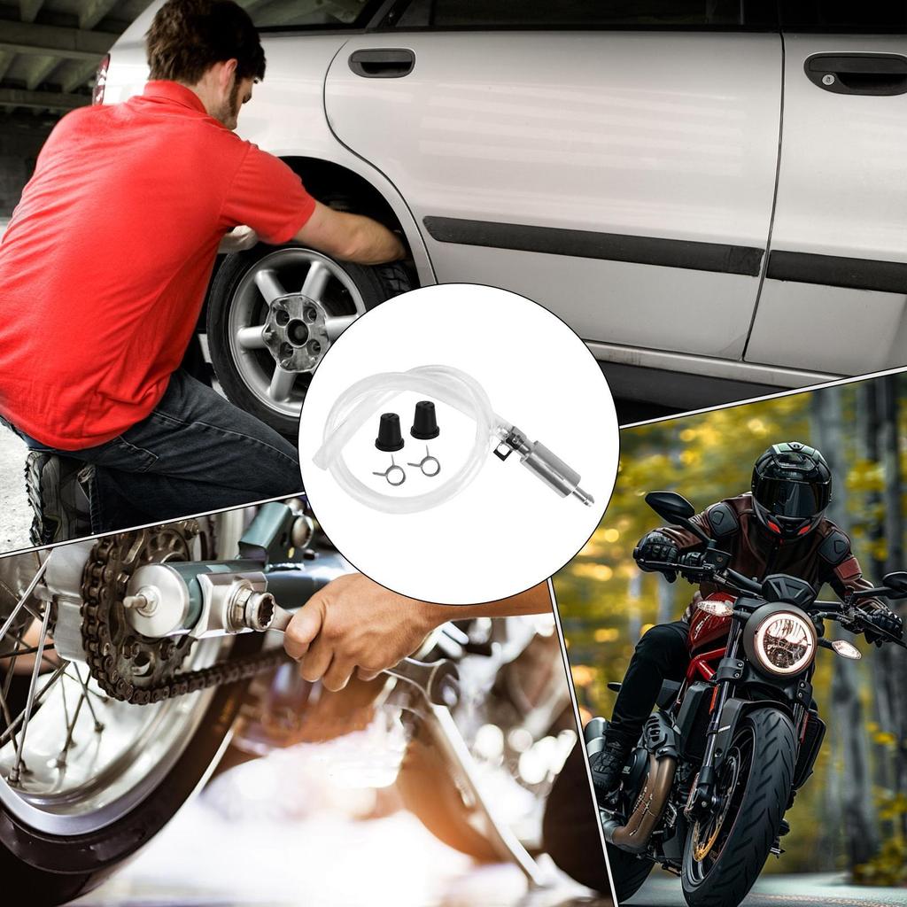 Brake Bleeding Tool Single Way Check Valve Bleeder Tube Vehicle Maintenance Clutch Hydraulic System Deflating Tools For Car