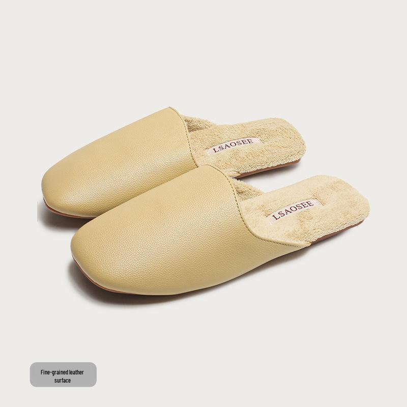 Waterproof Cotton Slippers: Non-Slip Sole, Velvet Lining, Unisex