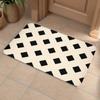 1 szt. Mata kuchenna w szachownicę Antypoślizgowa wycieraczka pod drzwi Pop design Dywanik łazienkowy Mata do kąpieli Dywan do domu Pod zlew Pralnia Dekoracja