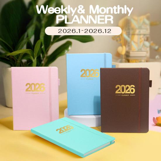 2026 Academic Planner A5 Daily Notebook for Scheduling Journaling Goal Tracking 144 Pages Professional Task List Planner