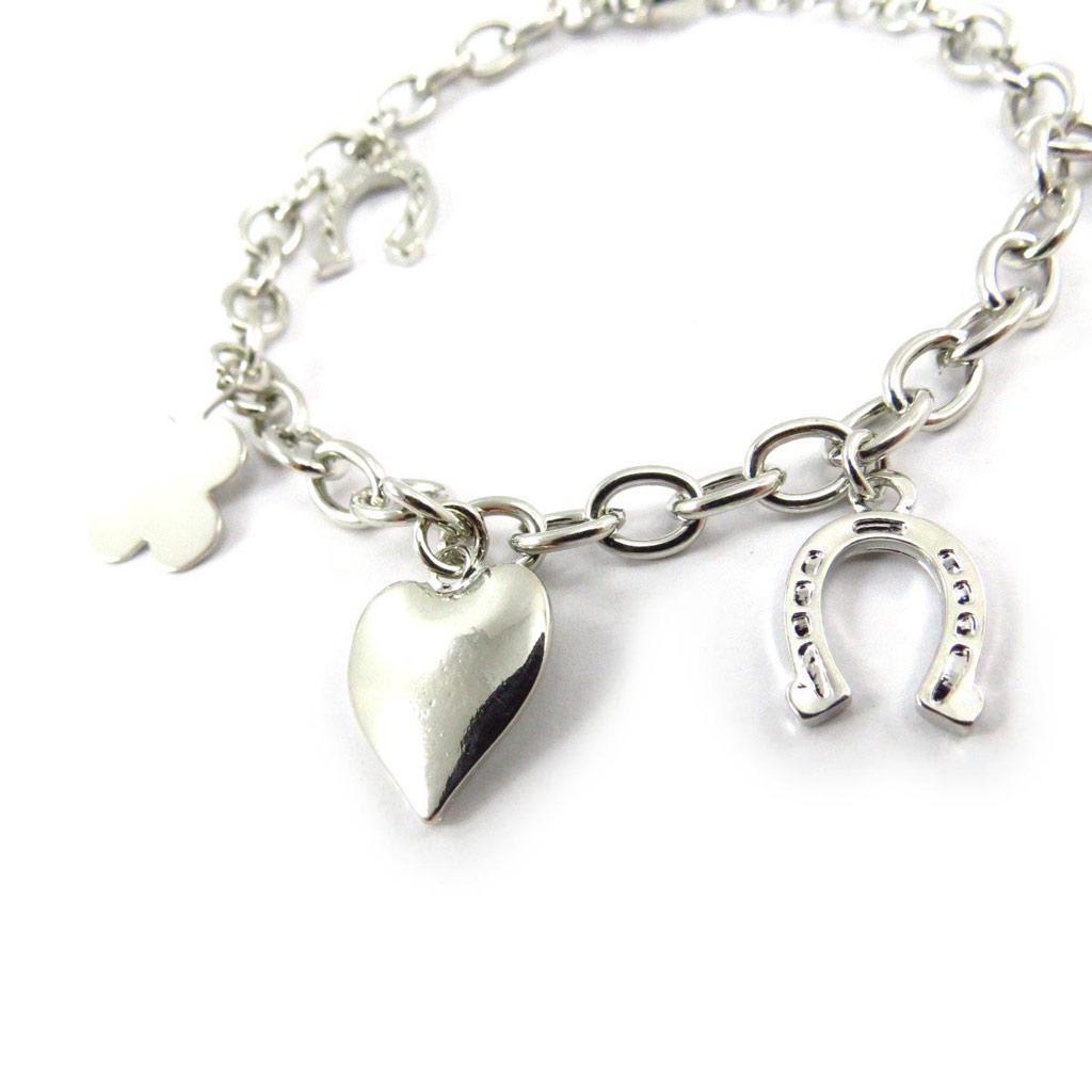 Les Trésors De Lily [J6343] – Silbernes Designer-Armband „Choregraphy of Happiness“.