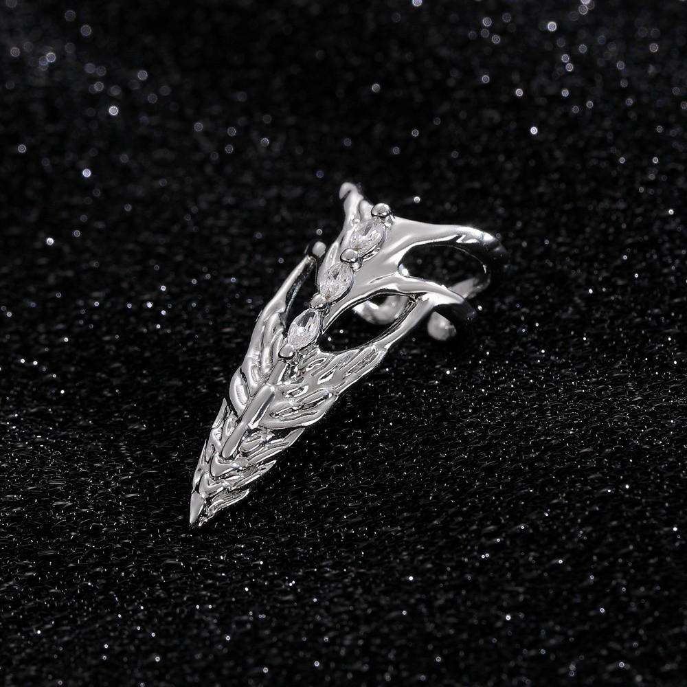 Metal Nail Ring Machinery Style Punk Metal Jewelry Daily Gothic Ring Halloween