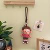 Plush Bear Keychain With Frumpy Boy Design For Birthday Gift And Bag Decor