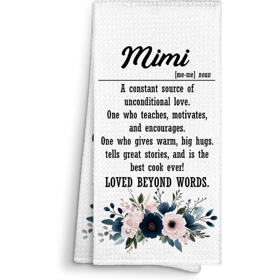 Godmother Definition Gifts Kitchen Towels Decorative 16x24, Godmother Dish Towel Cloths Dishcloths Tea Towel, Godmother Bathroom Kitchen Hand Towel