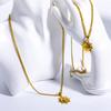 Sun Pendant Necklace Stainless Steel Jewelry Gift