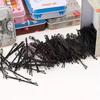 Black Steel Hairpin: Thick Side Clip for Bangs and Hairstyling