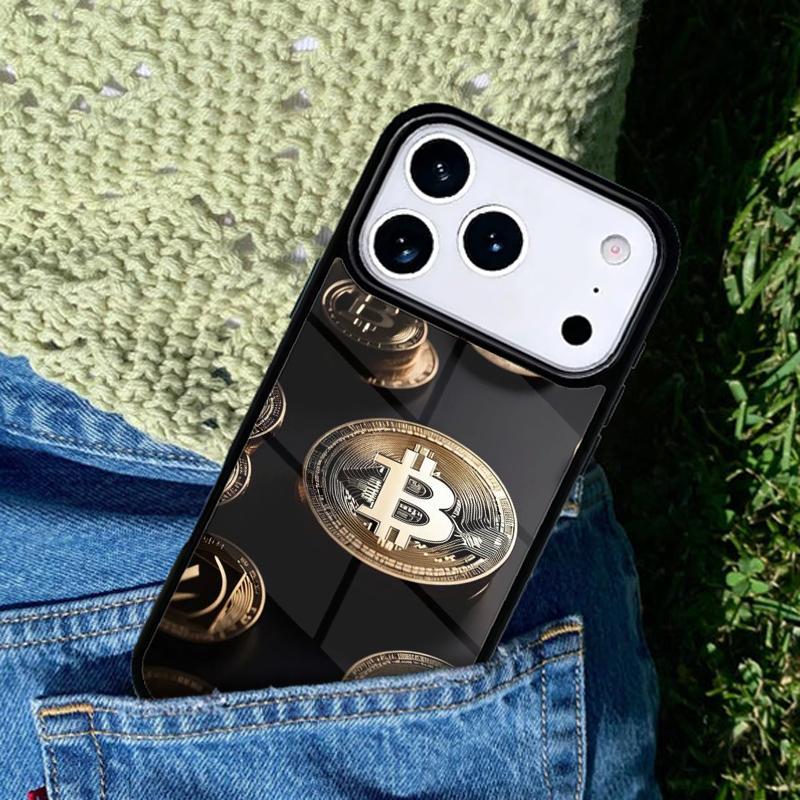 Bitcoin BTC Phone Case Cover for IPhone 11 12 13 14 15 16e 17 Pro Max Coque for IPhone 17 Air