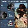 AMOLED Smart Watch 900mAh Large Capacity Battery Compass Barometric Altimeter Military Sport Smartwatch Men For Android iOS