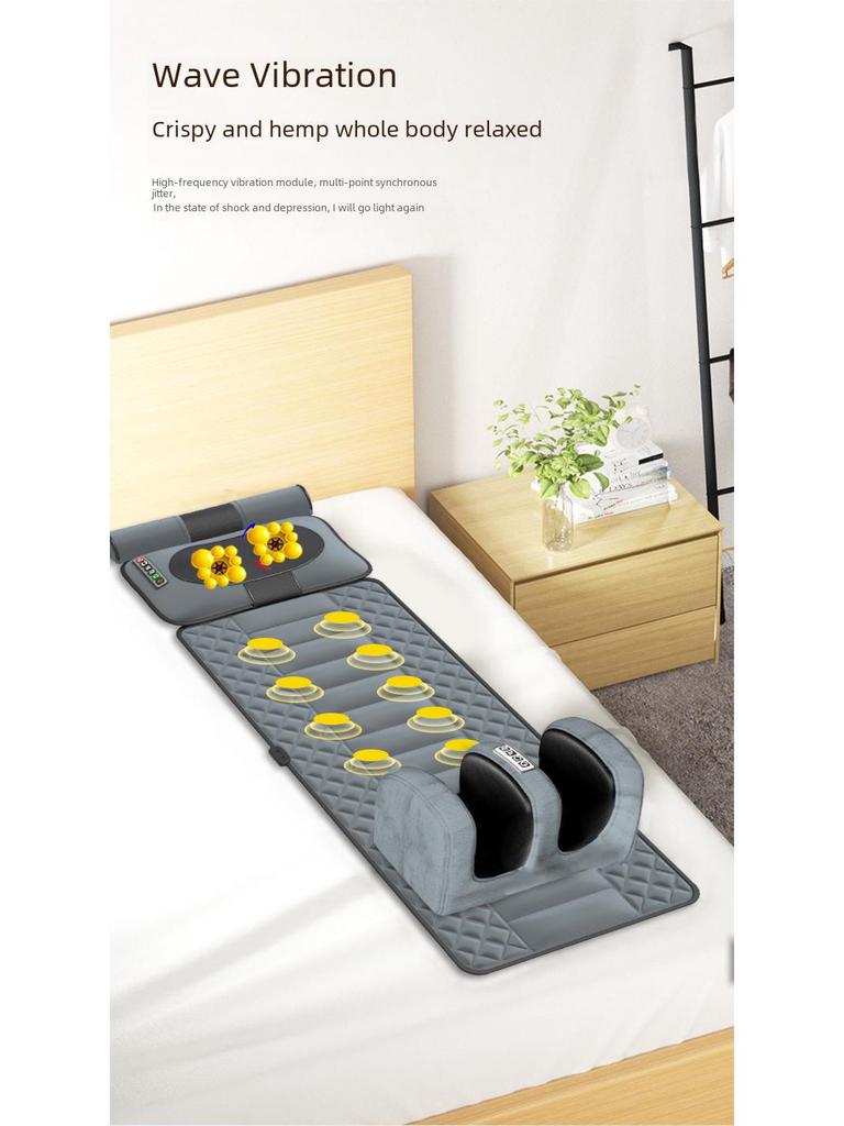 Multifunctional Full-Body Massage Mattress with Airbag Vibration & Heating