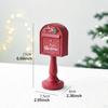 Christmas Sculpture Mailbox Statue Collection Crafts Gift Artwork Resin Figurine Ornament for Office