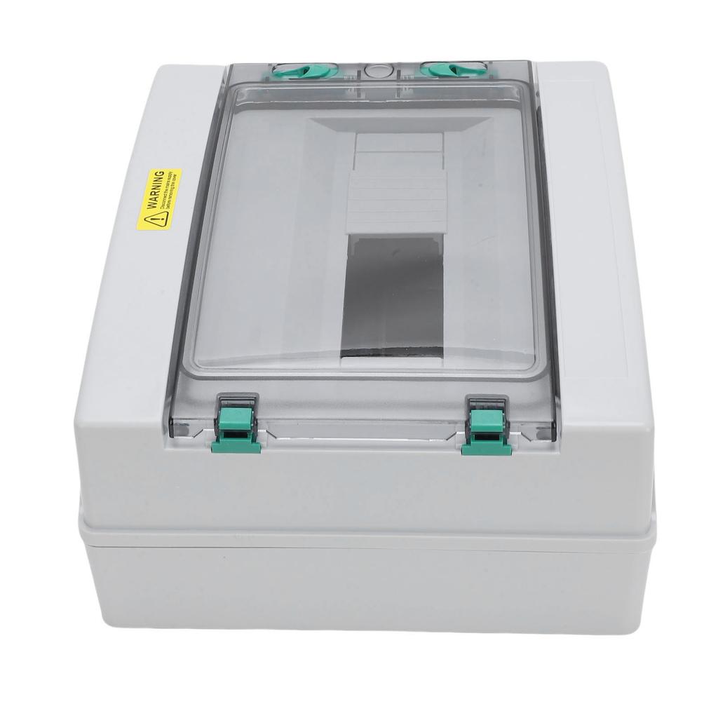 Elektrischer Verteilerkasten 12 Stromkreise IP66 Regensicher Außenverteilerkasten mit Transparentem Deckel für Industrie