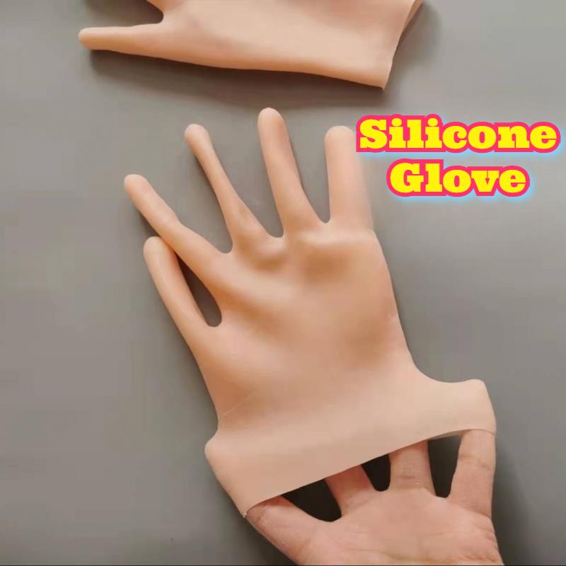 Ultimate Silicone Gloves Waterproof Sunscreen Oil Resistant Anti Dryness Thick Soft Moisturizing Hand Kitchen Cleaning Household
