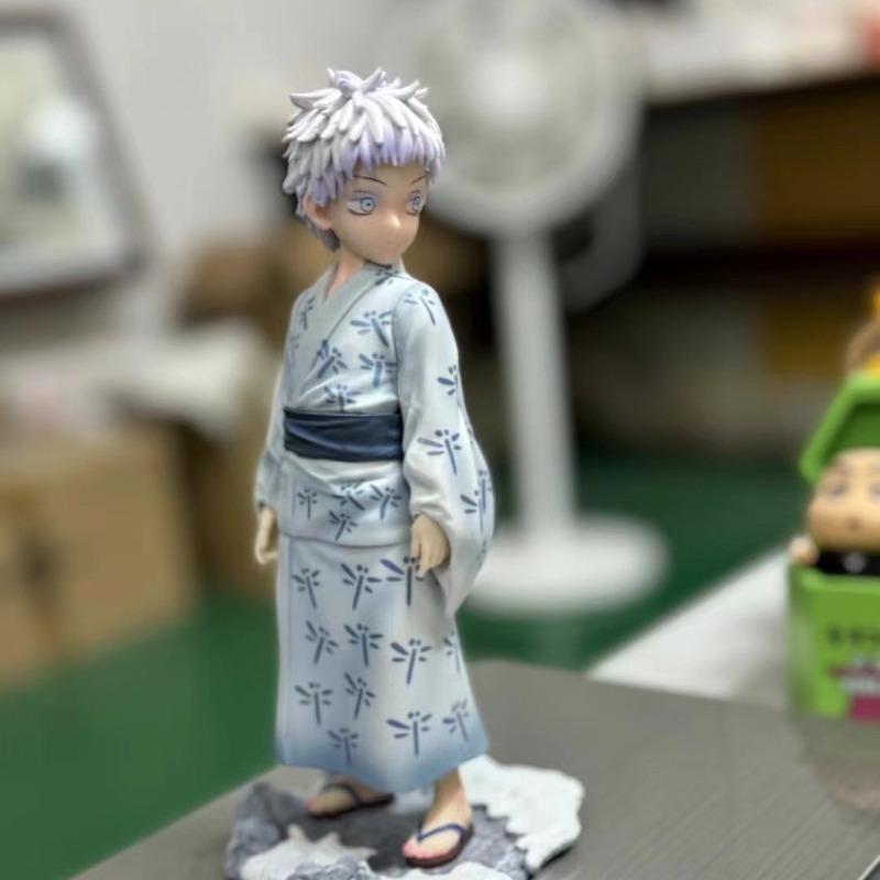 17Cm Jujutsu Kaisen Gojo Satoru Gk Anime Figures Computer Desktop Ornament Doll Model Boys' Trendy Toys Collectible Gift