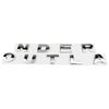 Car 3D ABS Letters Logo Decals Sticker For Mitsubishi OUTLANDER 2023 2024 Car Front Head Hood Alphabet Emblem Badge Stickers UN1