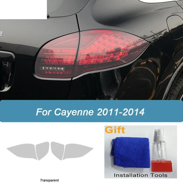 For Porsche Cayenne 958 2011-Present GTS Turbo Car Headlight Protective Film Taillight Tint Wrap Vinyl TPU Sticker Accessories