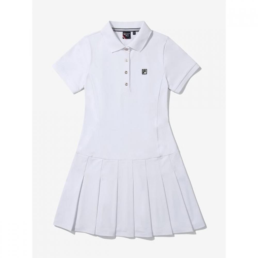 Fila Pleated Collar Dress