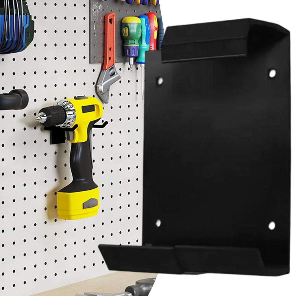 Power Tool Storage Wall Mounted Garden Tool Rack Heavy Duty Garage Storage Utility Stand For Electric Drill Hammer Screwdriver