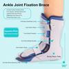 Verstellbare Atmungsaktive Knöchel-Fuß-Fraktur-Stützorthese Stabilisator Fixierung Knöchelfraktur Verstauchungsschutz Knöchelfixierschiene
