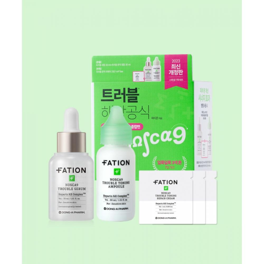 Fation Norscanine Trouble Serum 30ml+Trace Ampoule 30ml Special Set  + Trace Cream 1ml  3 Sheets NONE