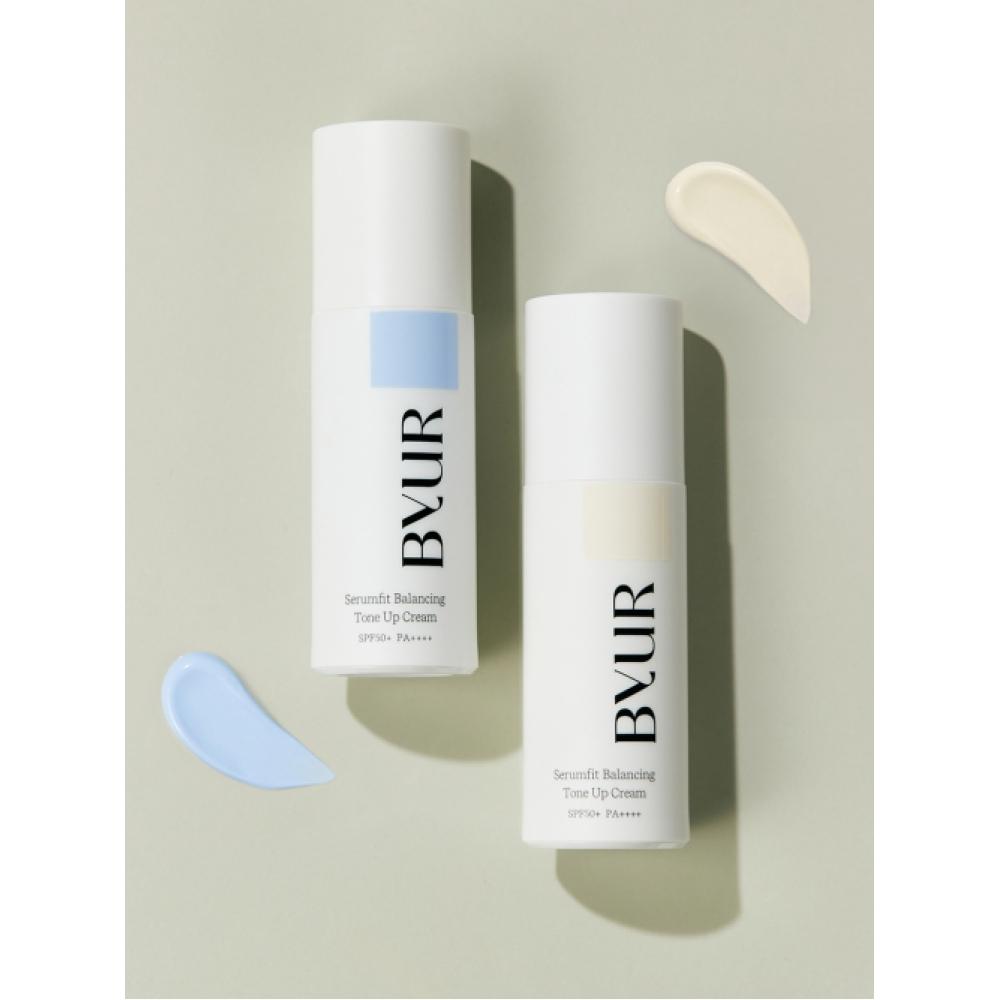 Byur [bosong Tone Up] Serum Fit Balancing Tone Up Cream 2 Types  Clear Clear Blue 