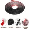1PC 5m/196.85in Wall Molding Soft Line Self-Adhesive Trim Frame Skirting Border Strip Background Decorative Line Sticker