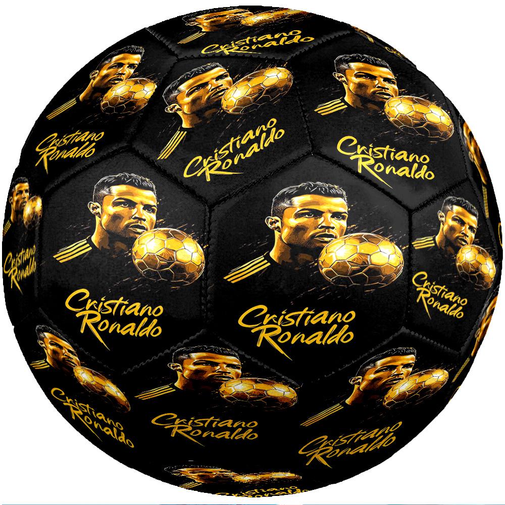 Cristiano Ronaldo Theme Soccer Ball Size 5 Soccer Ball Soft Touch Professional Training Football for Outdoor Sports