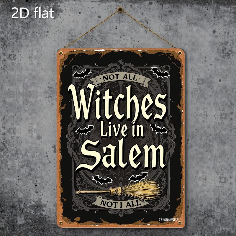 Halloween Metal Tin Sign Wall Decor 20x30cm