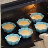Heat Chrysanthemum-Shaped Muffin Cups for Baking Cakes, Puddings and Cupcakes