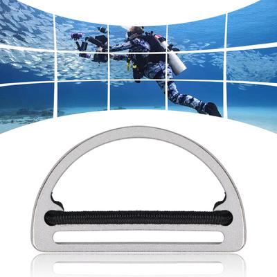 Scubas Diving Weight Belt Keeper Stainless Steel D Rings Diving Weight Belt Sidemount Belt Retainer Diving Accessory