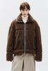 Ziosongzio High-Neck Shearling Jumper Brown Zh6Mu615Br