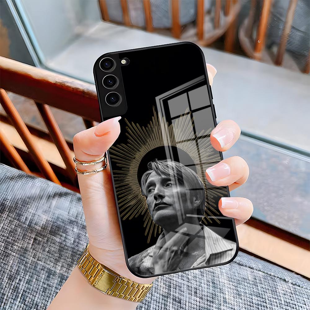 Horror TV Series Hannibal Phone Case For Samsung S26 S25 Plus S20 S20 Plus S22 Ultra S23 FE S21 Plus S21 Ultra Glass Cover