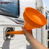 RV Long Stem Funnel Oil Fuel Filling Tools Anti-splash Plastic Funnel Auto Moto Refueling Tools for Camper Motorhome Accessories