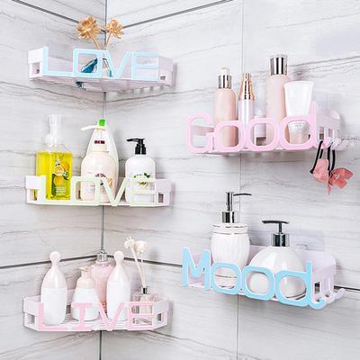 Badezimmer-Wand-Shampoo-Halter, Toiletten-Sauger-Regal, Kleinigkeiten-Aufbewahrungsregal