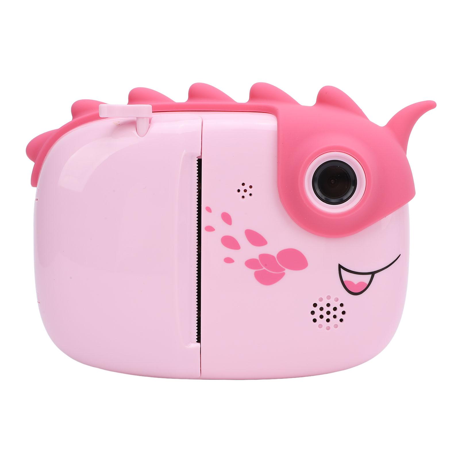 

Камера мгновенной печати 3-дюймовый сенсорный экран IPS спереди и сзади с двумя объективами 1080P 48MP цифровая камера синего цвета розовый