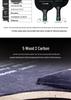 Pai Li Ao TN Carbon Fiber Table Tennis Blade: Fast Attack Type for DIY Single Racket