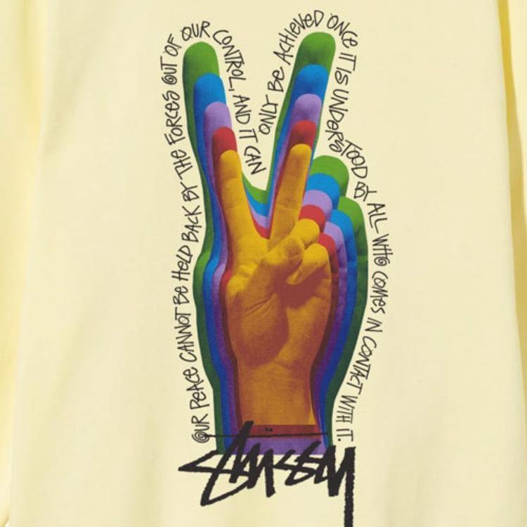 Stussy Peace Sign Crew Unisex 1914662