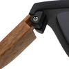 Bamboo Wood Handle Square Frame Sunglasses Vintage Style Fishing Sunglasses  Travel