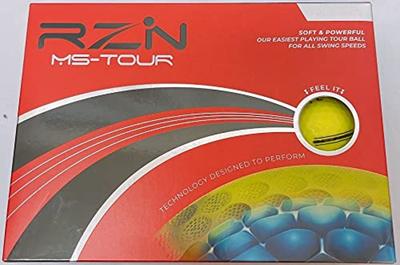 Resin Golf Golf Balls RZN 1 Dozen Red Box Yellow MS-TOUR [item]