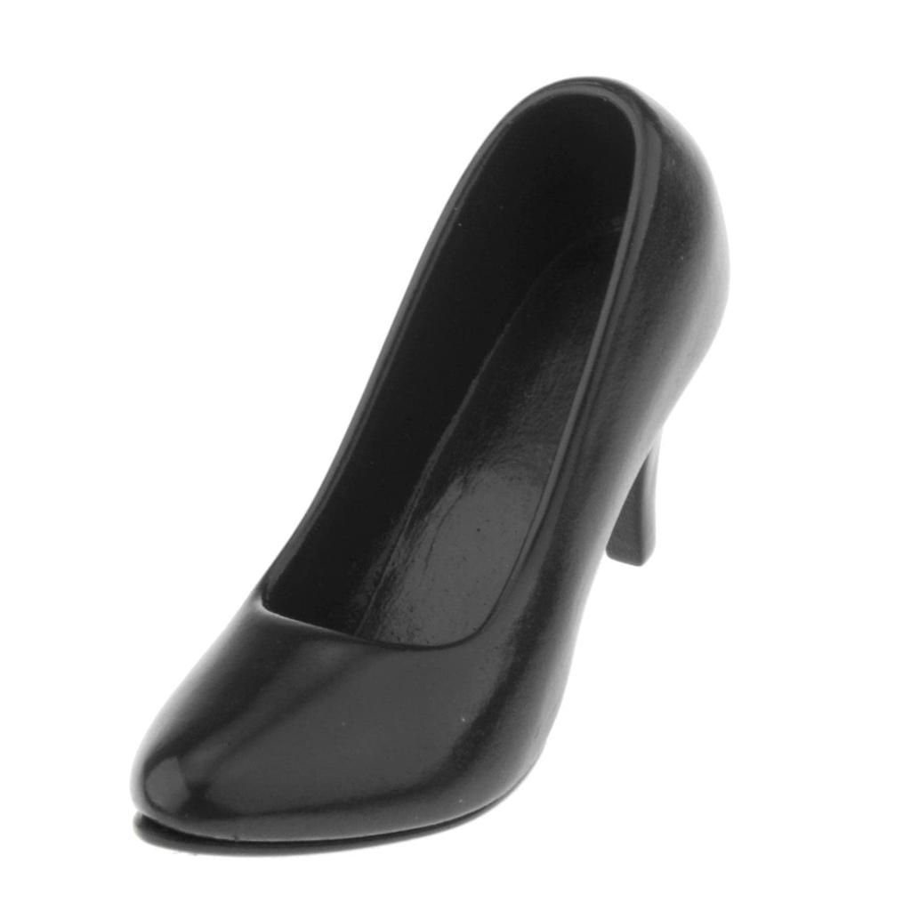 Colcolo Woman Fashion High Heel Shoes Pumps for 12 Inch Black 1/6 Figure,