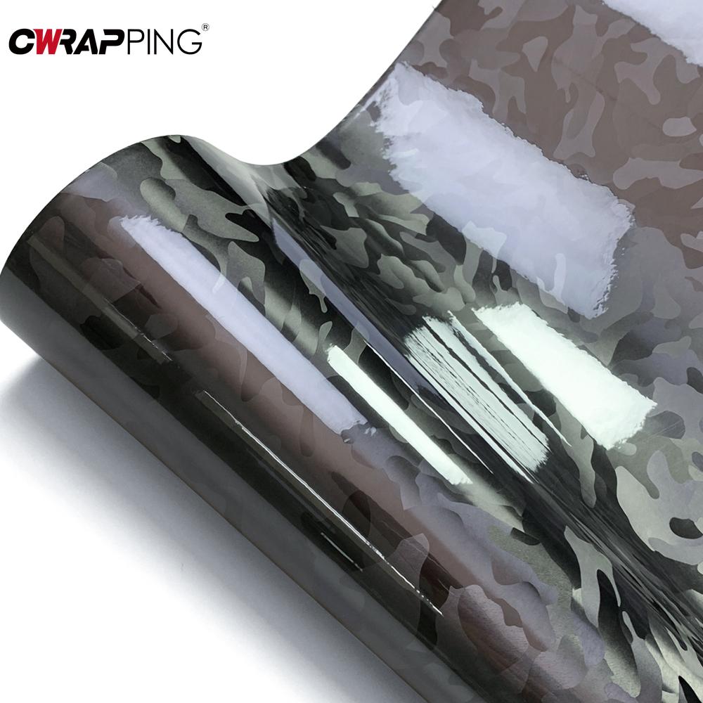 50cm*300cm Car Glossy Black Silver Red Forged Vinyl Sticker Waterproof Self Adhesive Sticker for Auto Color Changing Accessories