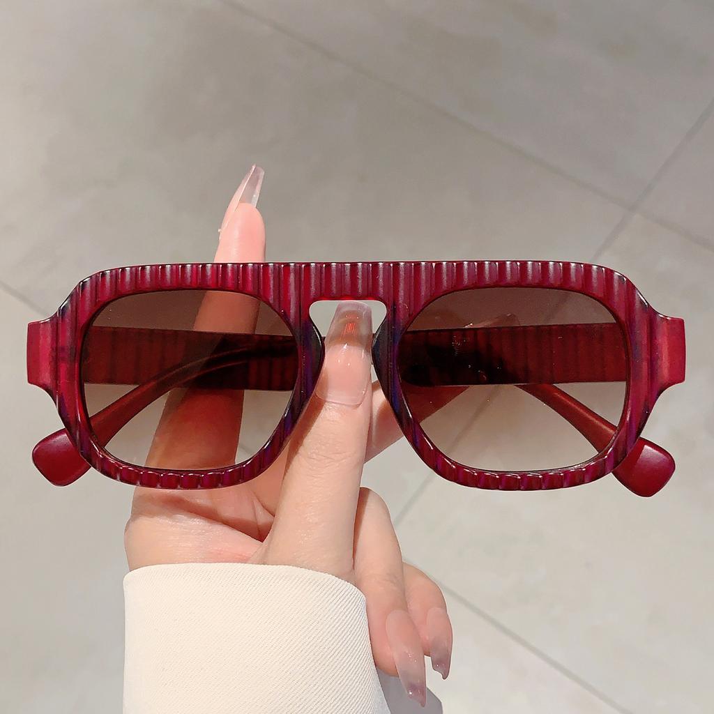 Retro Pilot Black Sunglasses New In Women's Decor Shades Ins Trendy Fashion Brand Design Sun Glasses for Travelling