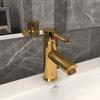 Day and Night - Day and Night Gold Finish Bathroom Sink Faucet 130x176 Mm