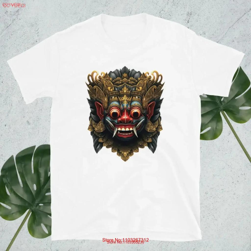 Balinese Barong T Shirt Vintage Homme Fashion Designer Clothes Unisex Graphic Stretched Comfortable Streetwear Stylish