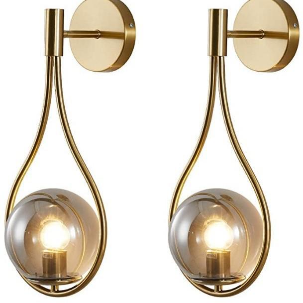 Nordische Gold Wandleuchte: Moderne Eleganz für Wohnzimmer, Schlafzimmer oder Treppenhaus