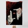 Anime H-Hellsing-g Throw Thick Comfort Flannel Quilt, Multi-scene Use Indoor Outdoor Daily Nap